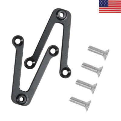 AXSPEED Alloy Front Extension Shock Mount For RC Crawler (1/10 Scale, TF2 Trail Finder 2) - Black