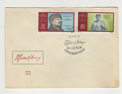 Allemagne 1970 FDC oblit. 1er jour Berlin W.I.LENIN /L4844b