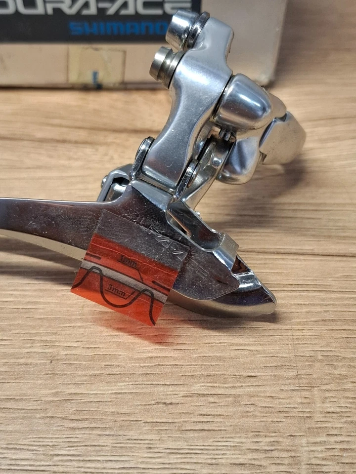 Retro Vintage Bicycle Parts NOS Shimano Dura-Ace Front Derailleur FD-7410 - Image 4 of 4