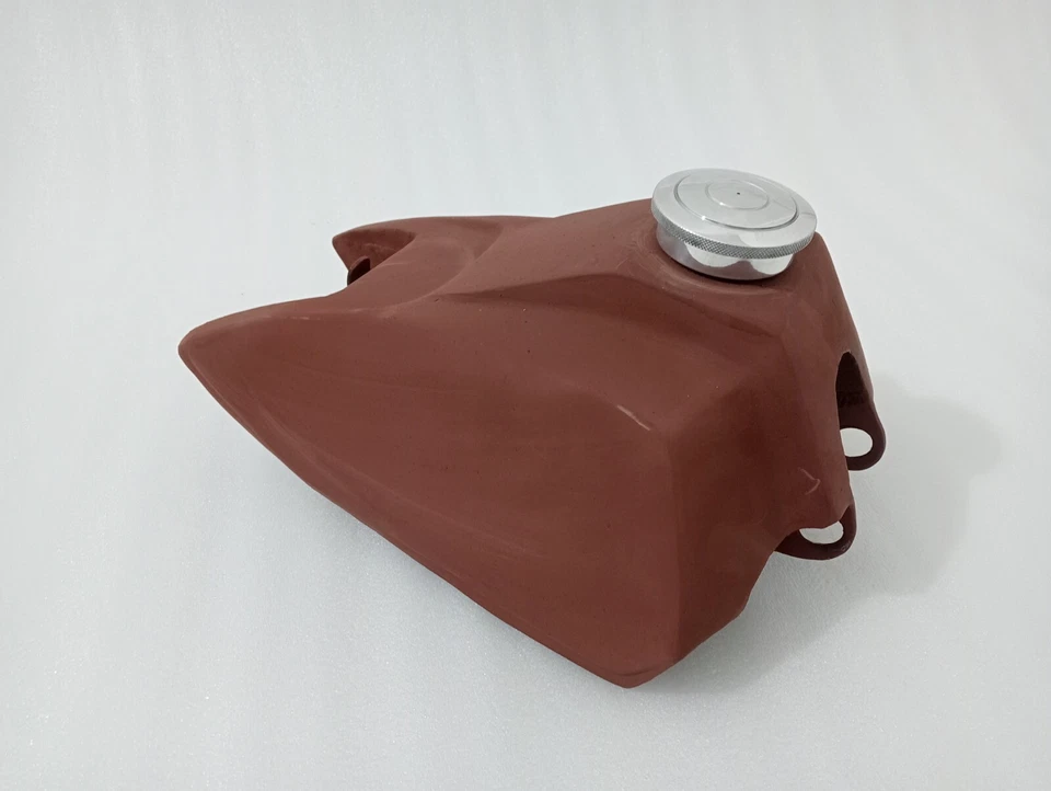 Kawasaki KX80 KX 80 1984 tanque de gasolina combustible acero + tapa | apto para Foto 4 de 4