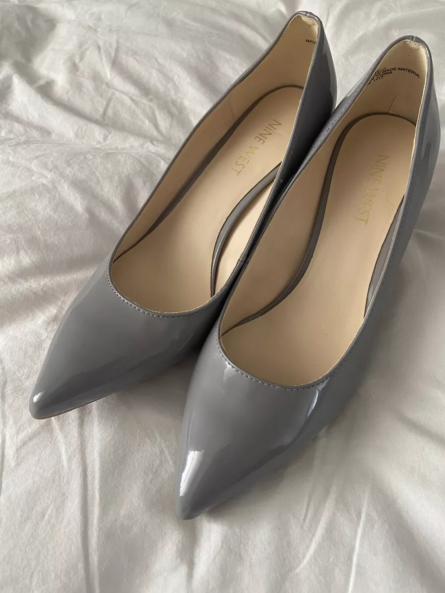Nine West Grey Shoes UK Size 3.5 4 US Size 6W eBay