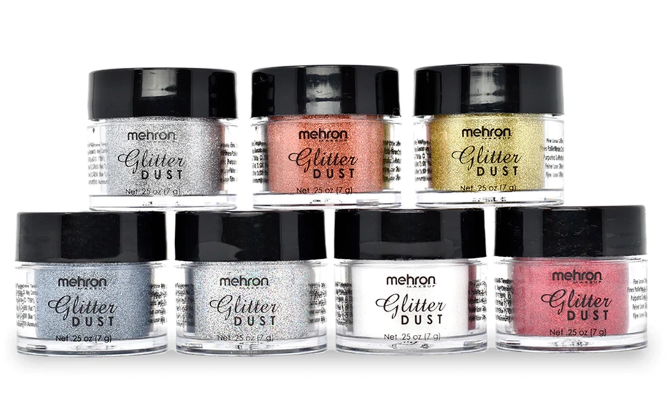 Brillo Mehron _maquillaje teatral_pintura facial/cuerpo_0,25 oz_elige 1 Foto 2 de 4