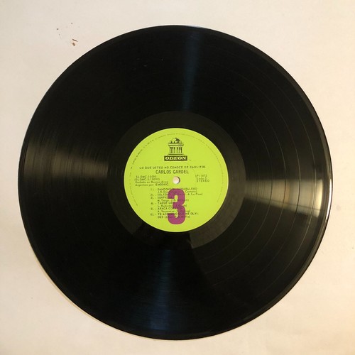 CARLOS GARDEL - LO QUE USTED NO CONOCE DE CARLOS GARDEL - 1972 MEXICAN TRIPLE LP - Picture 7 of 8