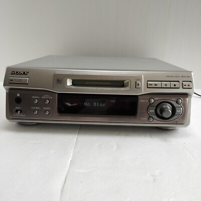 Sony MDS-S40 MD Deck Minidisc Player Recorder Audio Tested