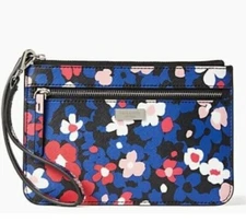 🌸 Kate Spade Shore Street Bouquet Floral Wristlet Wallet Handbag NWT