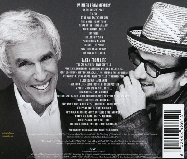ELVIS & BACHARACH,BURT COSTELLO - THE SONGS OF BACHARACH & COSTELLO 2 CD NEW+ ELVIS & BACHARACH,BURT COSTELLO - THE SONGS OF BACHARACH & COSTELLO 2 CD NEW+