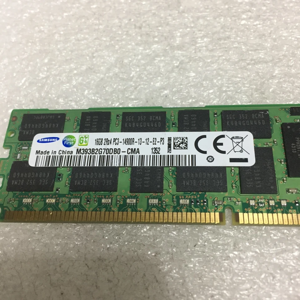  32GB Samsung Cisco 2x 16GB PC3-14900R ECC Server RAM M393B2G70DB0-CMA FREE S/H - Image 3 of 4