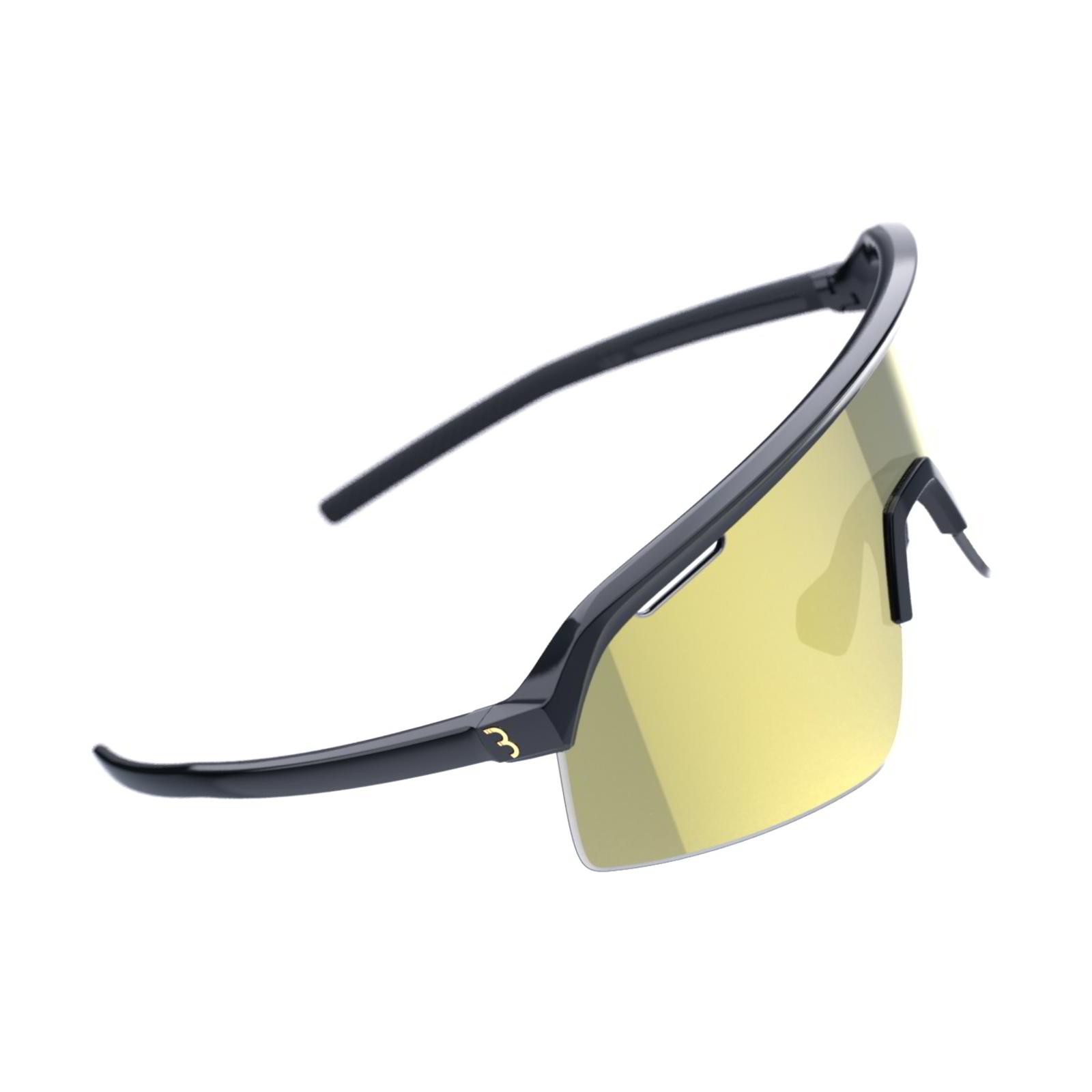 BBB Valor PH Photochromic Cycling Sport Glasses MLC Gold Lens Black BSG-81PH