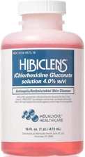 Antimicrobial and Antiseptic Skin Cleanser Liquid - 16 oz