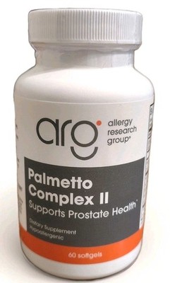 ARG Palmetto Complex II Supports Prostate Health 120 Softgels Lot 2 Expires 3/27