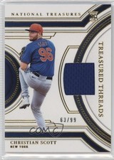2024 Panini National Treasures Treasured Threads 63/99 Christian Scott 10h9