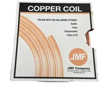 1/4" X 20" Copper Coil Tubing JMF Co. 20ft * 1/4in OD