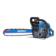52cc Gas Chainsaws 18 Inch Bar Power Chain Saws, Gas Powered Chainsaw 52cc Blue