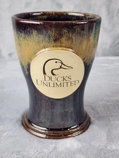 SUNSET HILL DUCKS UNLIMITED MUG CUP DESK PENCIL HOLDER STONEWARE 