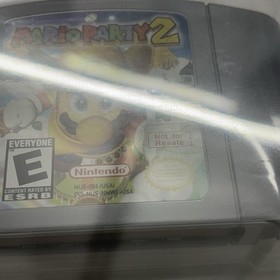 Nintendo 64 N64 Mario Party 2 NFR Not For Resale CGC Graded 8.0 Kiosk Store Demo