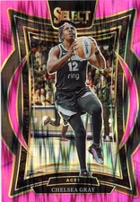 Chelsea Gray 2025 Panini Select WNBA #8 Pink Flash Las Vegas Aces