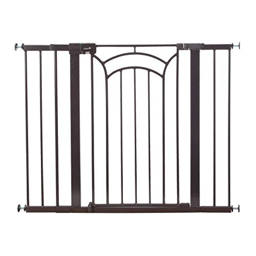 Safety 1st Décor Easy Install Tall & Wide Baby Gate with Pressure Mount Faste...