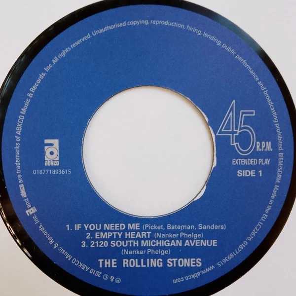 The ROLLING STONES 7" Five By Five EP RECORD STORE DAT 2013 New VINYL Sealed - Image 3 of 4