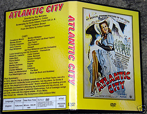 ATLANTIC CITY - DVD - Constance Moore & Brad Taylor - Photo 1 sur 1