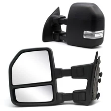 New Style Towing Mirrors For 99-16 Ford F250 F350 F450 F550 Super Duty Manual