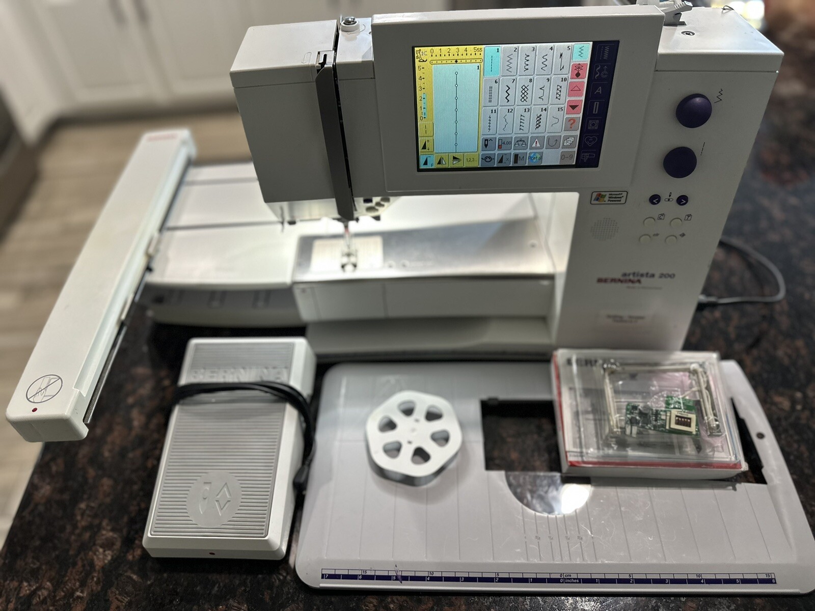 Bernina Artista 200 Sewing & Embroidery Machine w/ accessories eBay