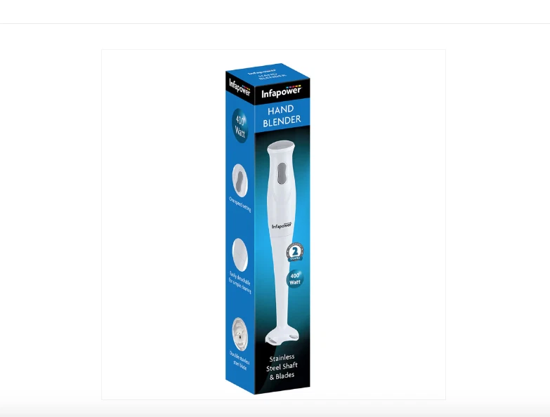 New 400W Infapower Hand Stick Immersion Blender Grinder White
Opens in a new window or tab
