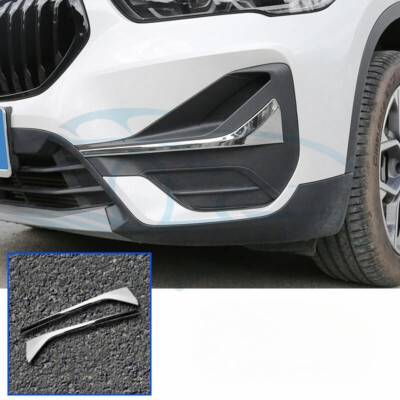 Chrome Fog Light Strip Trim – Fits BMW X1 F48 (2020-2021) – Front Outer Pair