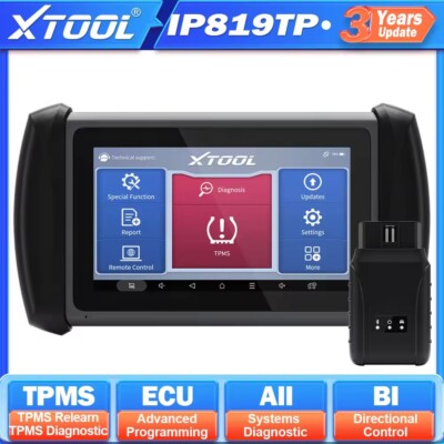 XTOOL IP819TP BT TPMS Programming Bidirectional Diagnostics Tools OBD2 Scanner 