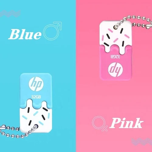 HP V178 Blue/Pink UDisk USB 2.0 Flash Drive Memory 2GB-512GB Storage Device Lot