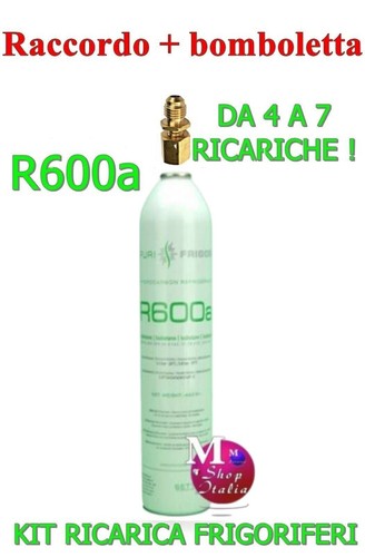 Pack De 48 Cartouches Frigostar R600a Isobutane 420gr - Valve 7/16NPT - Neuf, Fabriqué En Hongrie