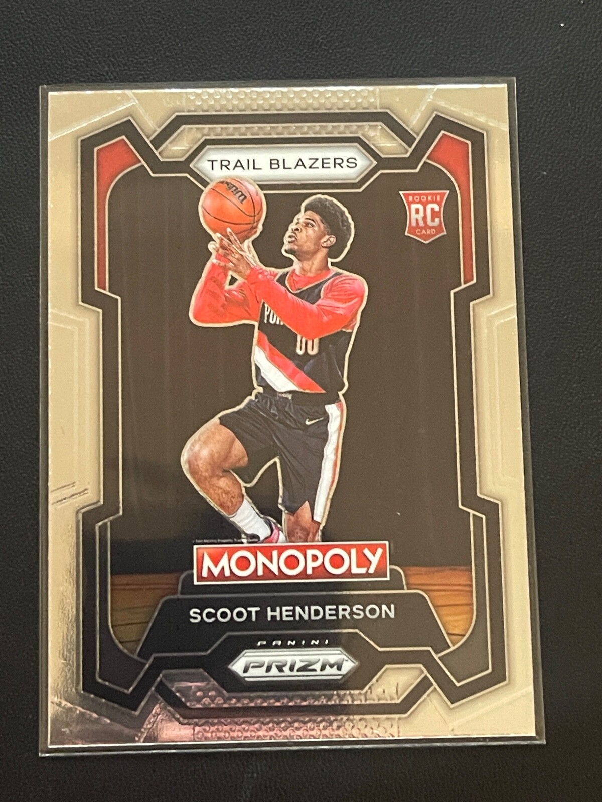 Scoot Henderson 2023-24 Panini Prizm Monopoly #75 Base Rookie RC