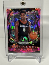 20-21 Panini Prizm Draft Picks Pink Cracked Ice Crusade #81 Anthony Edwards RC