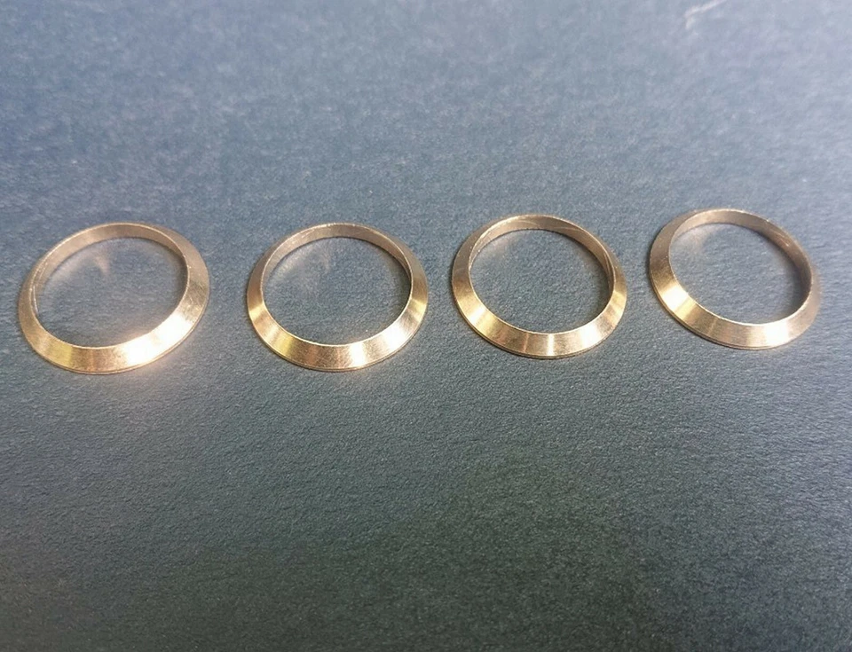 Set of Vintage Brass Rings for IN-8, IN-8-2, IN-14, Z570, Z573, LC531 Nixie Tube - Image 4 of 4