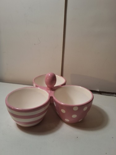 Pampered Chef Braest Cancer Awareness 3 Section Serving Tray - Picture 2 of 5