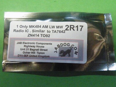 MK484 TO92 AM LW/MW Funkschaltung IC Sim ZN414 TA7642 Durchsteckloch 2g 2R17