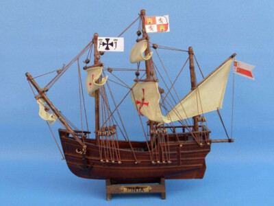 Wooden Pinta Model Ship 12''