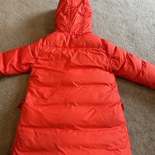 J Crew Crewcuts Everyday Orange Toggle Parka Youth Girl’s Size 12 - Picture 8 of 16