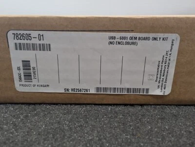 New, National Instruments, 782605-01, USB-6001 OEM Board-Only Kit DAQ DEVICE