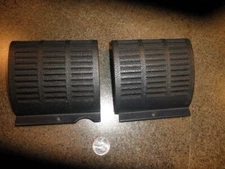 Pr.Matched Used Genuine OE Mercedes-Benz Navy Blue Up Dash Radio Speaker Grills!