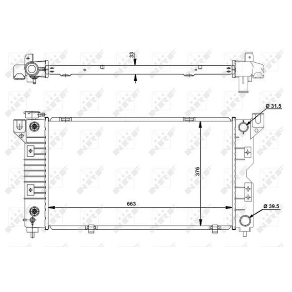 NRF 50238 KüHler MotorküHler WasserküHler MotorküHlung-image