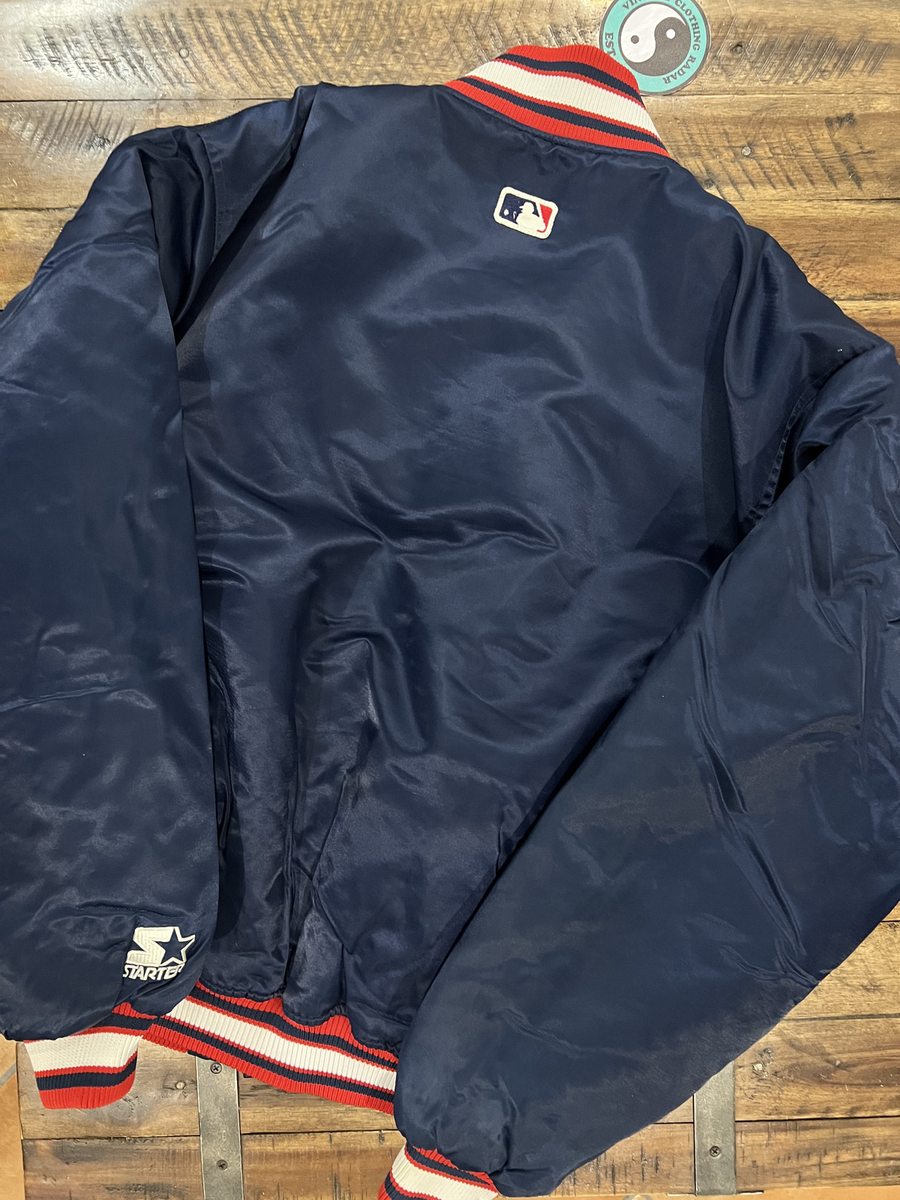 vintage 90s Atlanta braves starter puffer bomber jacket