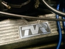 TVR Chimaera Griffith rocker cover badge replacement pair badges  V8 