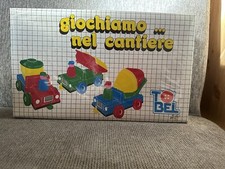 Giochiamo nel cantiere Tobel giocattoli vintage anni 80 Made in Italy