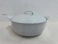 Fairwinds White Porcelain Covered Casserole Baking Dish