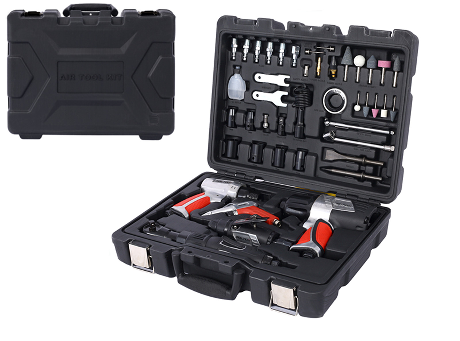 44-Piece Professional Air Tool Kit Impact Wrench Air Ratchet
