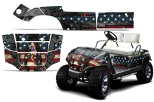 Cart Graphics Kit Decal Sticker For Yamaha Golf Cart 1995-2006 WW2