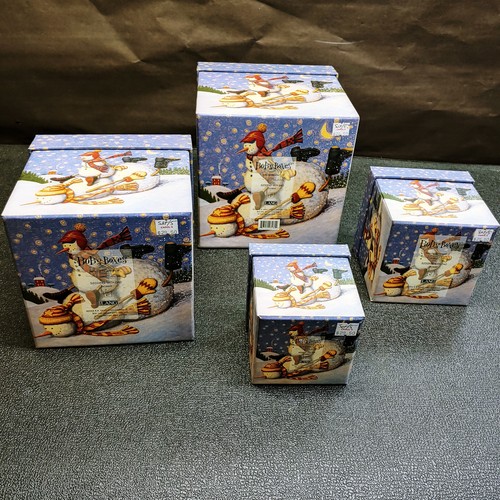 Bob's Boxes By Lang Sledding With Dad Set Of 4 Nesting Boxes - Picture 6 of 10