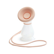 Munchkin Silicone Manual Breast Pump with Lanyard  Lid - 4oz