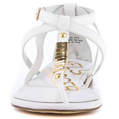 New Anthropologie Kelsi Dagger KIMMY Metal Leather Ankle Strappy Boho Sandals 7 - Picture 3 of 7