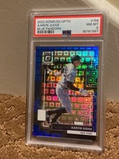 2022 Donruss Optic Blue Pandora Aaron Judge PSA 8 #156 Card /99 POP 1